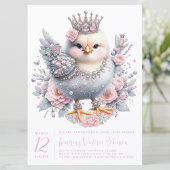 Invitation Baby Shower Poussin de Pâques