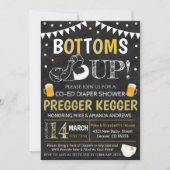 Invitation Baby shower Pregger Kegger (Devant)