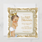 Invitation Baby-Shower Prince (Dos)