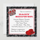 Invitation Baby shower Prince et Cowboy (Dos)