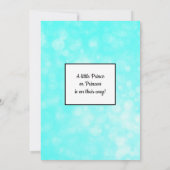 Invitation Baby shower Prince ou Princesse (Dos)