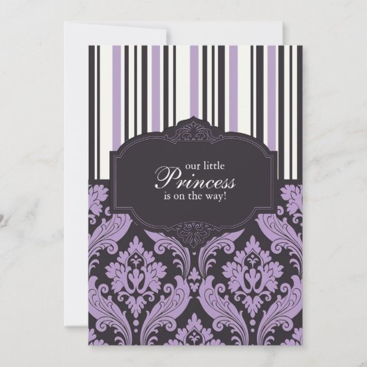Invitation Baby shower Princess (Devant)