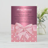 Invitation Baby shower Princesse (Debout devant)