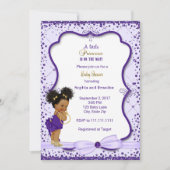 Invitation Baby shower Princesse (Devant)