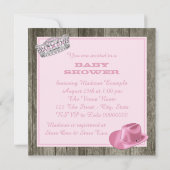 Invitation Baby shower Princesse (Dos)