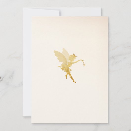 Invitation Baby shower Princesse (Dos)