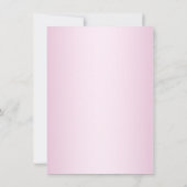 Invitation Baby shower Princesse (Dos)