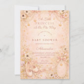 Invitation Baby Shower Princesse Enchantée (Devant)