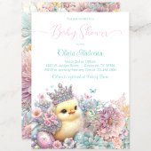 Invitation Baby Shower Princesse Poussin