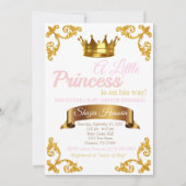 Invitation Baby Shower Princesse Royale (Devant)