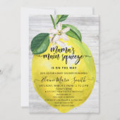 Invitation Baby shower principal de citron de Mamas Squeeze (Devant)