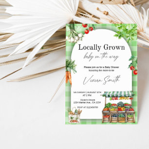 Invitation Baby Shower « Produit Local » – Cadeau de la Ferme