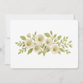 Invitation Baby shower Purr-fect bébé fille chaton (Dos)