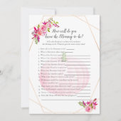 Invitation Baby shower qui connaît maman meilleur Citrouille (Devant)