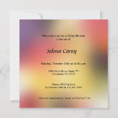 Invitation Baby shower Rainbow Cake (Dos)