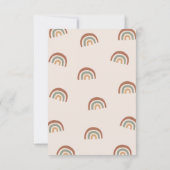 Invitation Baby shower Rainbow Design (Dos)