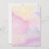 Invitation Baby shower Rainbow Watercolor (Dos)