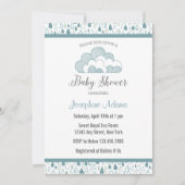 Invitation Baby shower Raindrop (Devant)