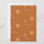 Invitation Baby Shower Rayon de Soleil (Dos)