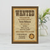 Invitation Baby shower Recherché (Debout devant)