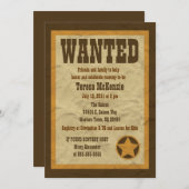 Invitation Baby shower Recherché (Devant / Derrière)