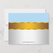 Invitation Baby shower Regal Baby Blue Prince (Dos)