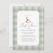 Invitation Baby shower Reindeer Noël d'hiver (Devant)