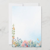 Invitation Baby shower requin (Dos)