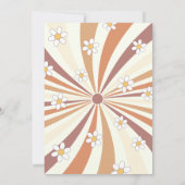 Invitation Baby shower rétro (Dos)