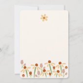 Invitation Baby shower Retro Boho (Dos)