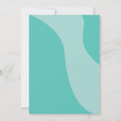 Invitation Baby shower Rétro Halloween Little Boo (Dos)