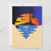 Invitation Baby shower Retro Surfer (Dos)