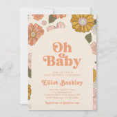 Invitation Baby shower rétroactif | Baby shower Bo (Devant)