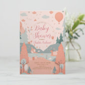 Invitation Baby shower River Vista (Debout devant)