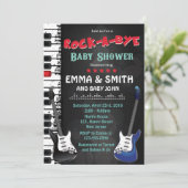 Invitation Baby shower Rock-A-Bye (Debout devant)