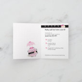 Invitation Baby shower Rock a Bye (Intérieur)