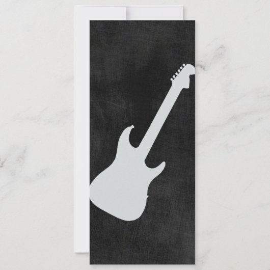 Invitation Baby shower Rock Star (Dos)