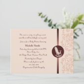 Invitation Baby shower Rocking Chair (Debout devant)