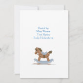 Invitation Baby shower Rocking Horse Cowboy (Dos)