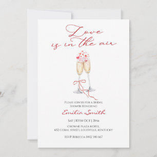 Invitation Baby shower romantique de la Saint-Valentin