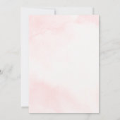 Invitation Baby shower rose (Dos)