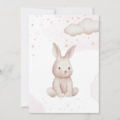 Invitation Baby shower rose (Dos)