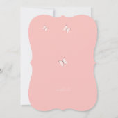 Invitation Baby shower rose (Dos)