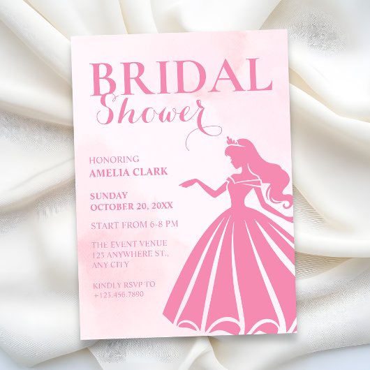 Invitation Baby shower rose