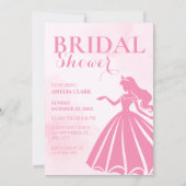 Invitation Baby shower rose (Devant)