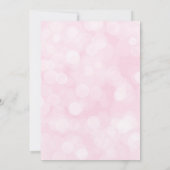 Invitation Baby shower rose Ballerina Princess (Dos)