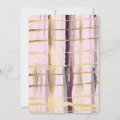 Invitation Baby shower rose Black Gold (Dos)