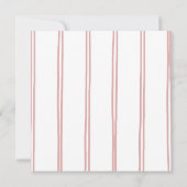 Invitation Baby shower rose bow floral (Dos)