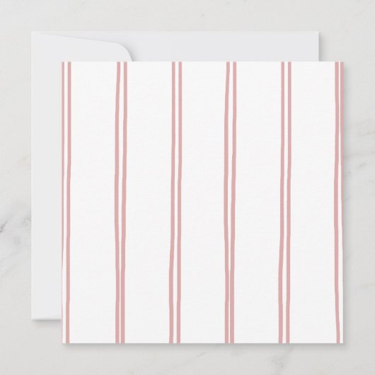 Invitation Baby shower rose bow floral (Dos)