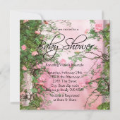 Invitation Baby shower Rose Garden (Dos)